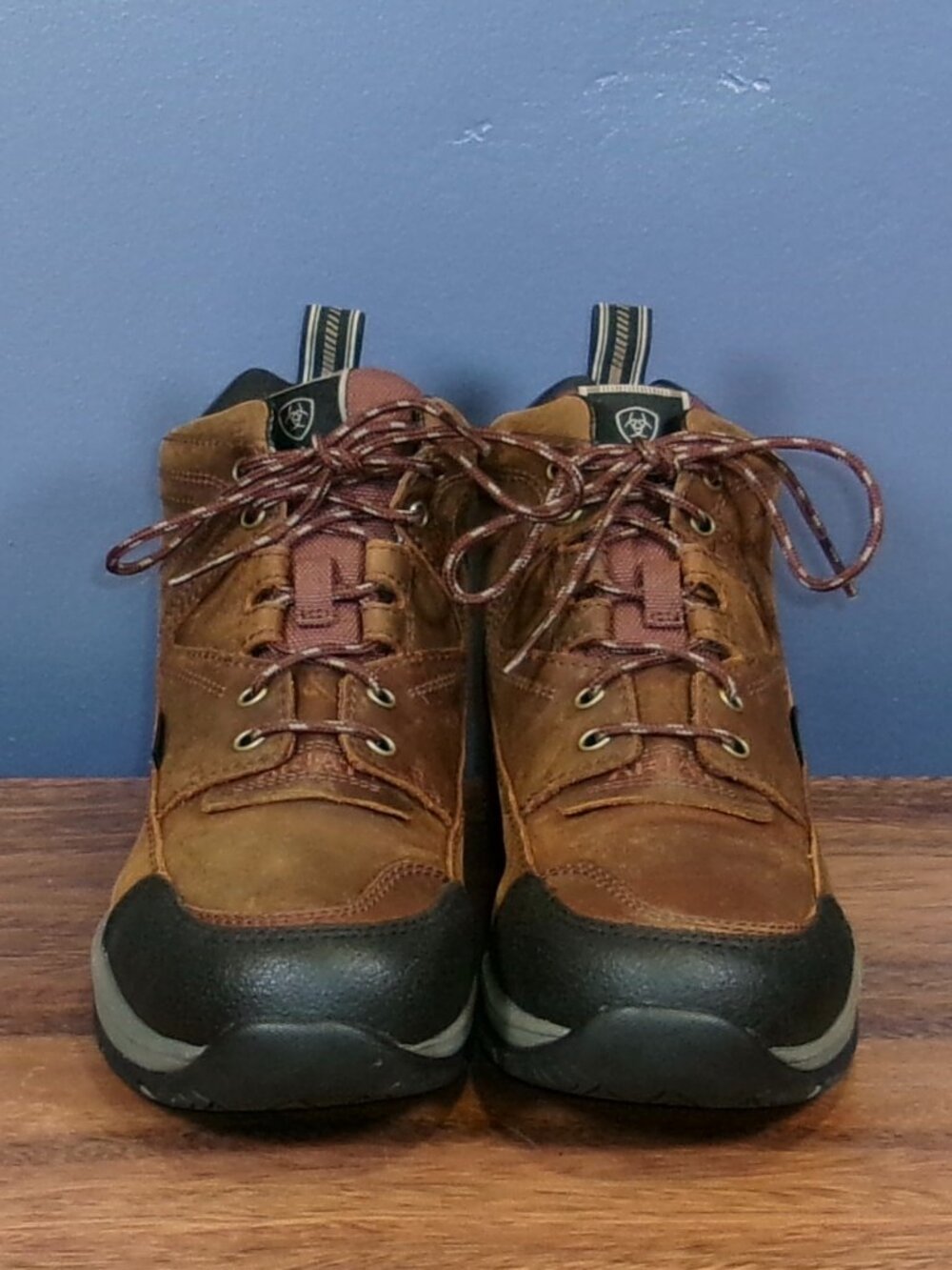 Wmns Ariat Terrain Brown Waterproof Ankle Hiking Boots 9.5 B ~ Excellent